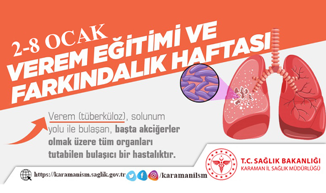 Verem Eğitim ve Propaganda Haftası Duyurusu Gündem Haberleri Karaman