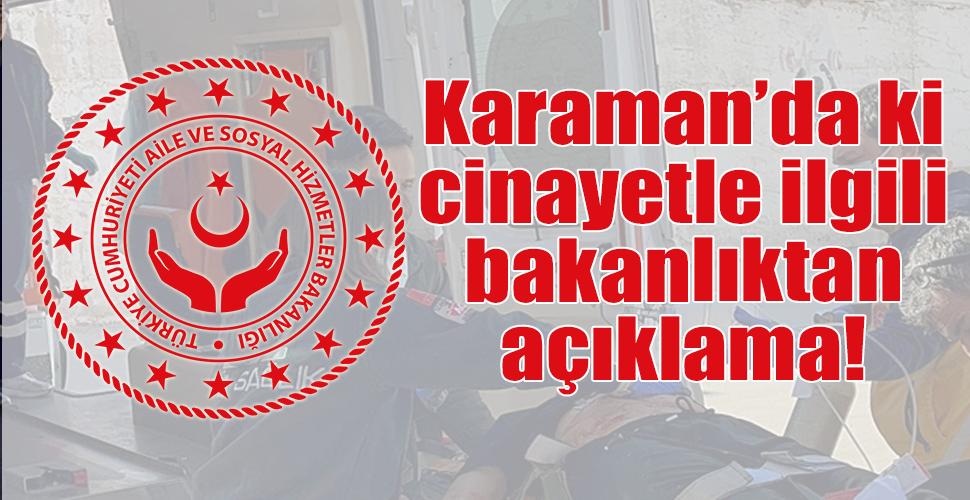 Bakanlıktan Karaman’da lisede yaşanan silahlı saldırıya ilişkin açıklama