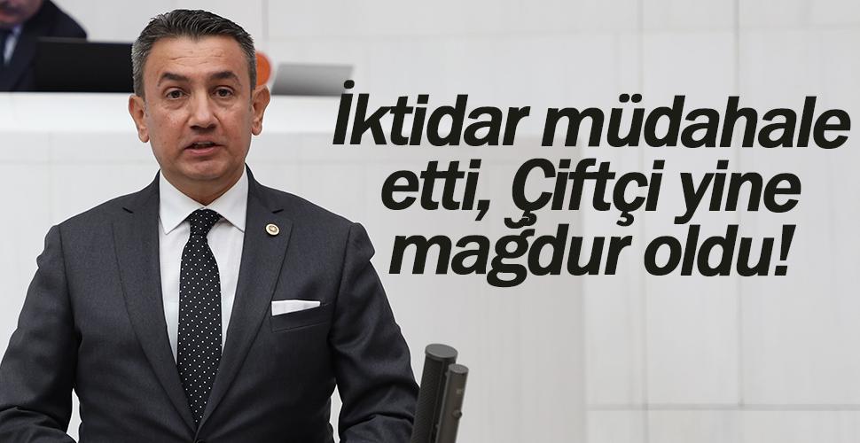 Ünver; 'İktidar, mısır fiyatlarına müdahale etti, çiftçimiz yine mağdur oldu'